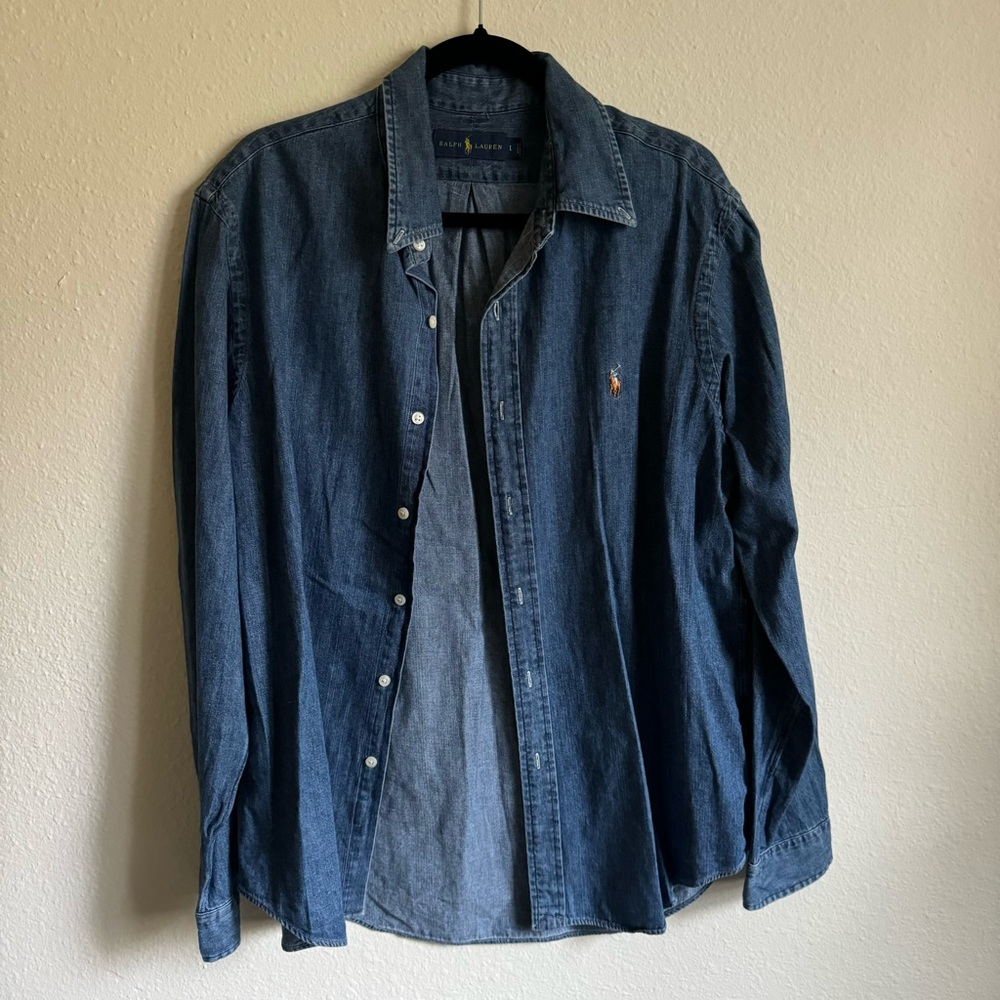 Denim button down Ralph Lauren